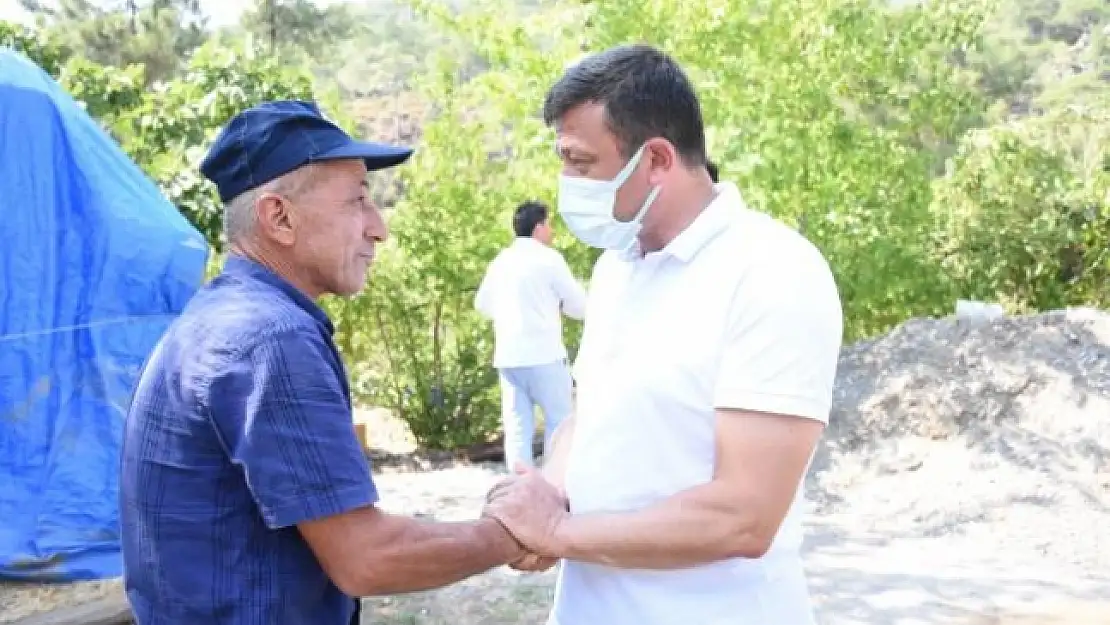 AK Parti Genel Başkan Yardımcısı Dağ, Marmaris'teki Yangında Ölen Gencin Ailesini Ziyaret Etti
