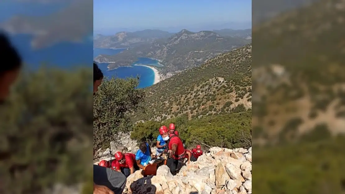 Fethiye'de Yamaç Paraşütçüsünü JAK Timleri Kurtardı