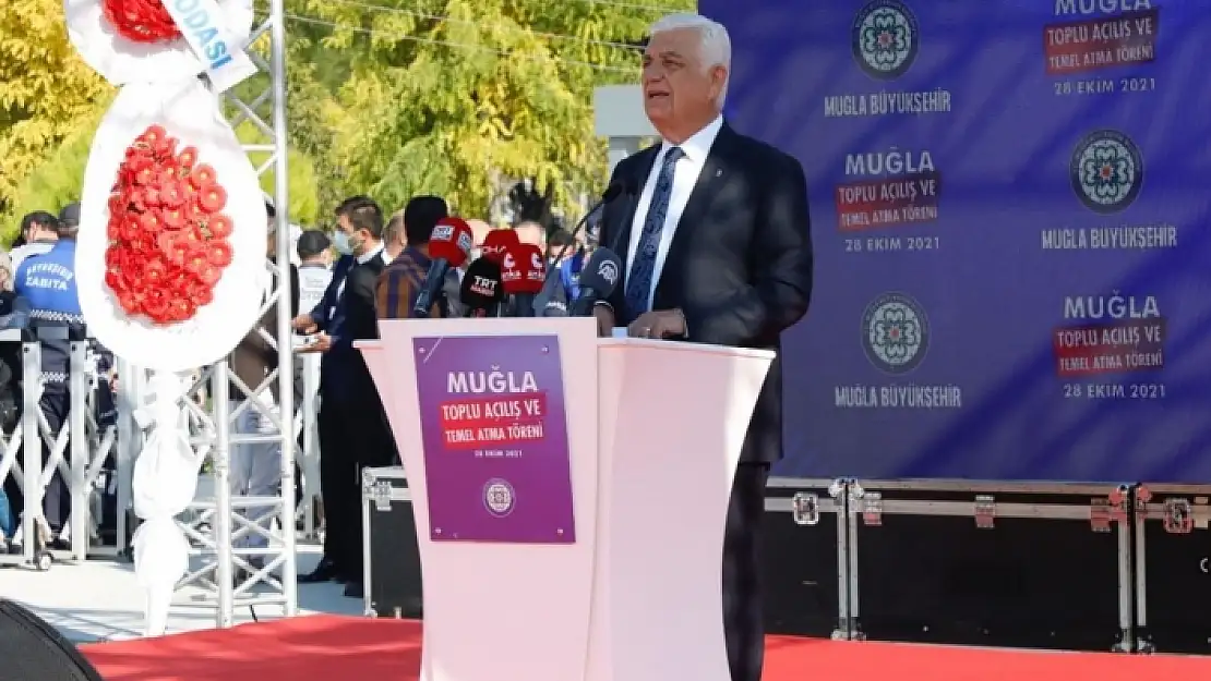 Başkan Gürün: 2019'da 6 Milyar Vergi Ödeyen Muğla'ya Devlet 469 Milyon Lira Yatırım Yaptı