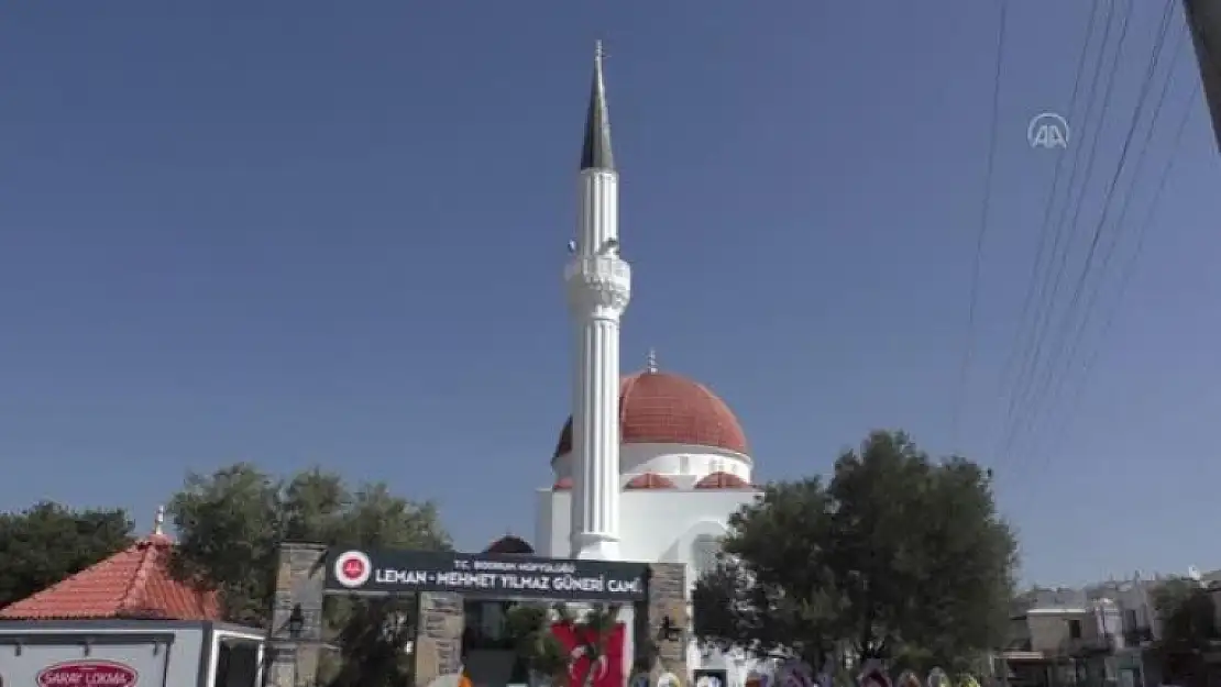Bodrum'daki Hayırsever Eşinin Vasiyeti Üzerine Cami Yaptırdı
