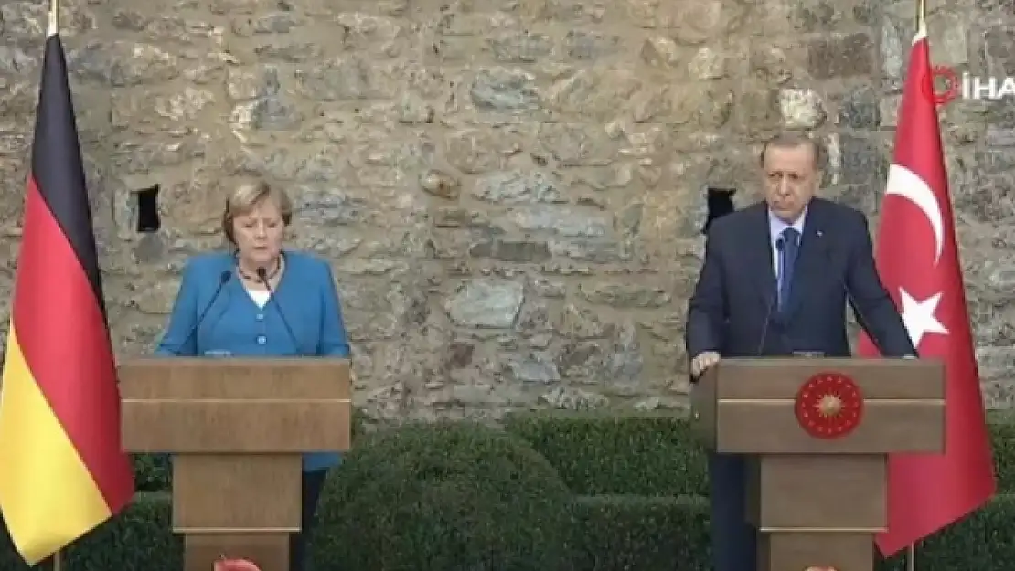 Erdoğan ve Merkel Görüşmesi Sona Erdi