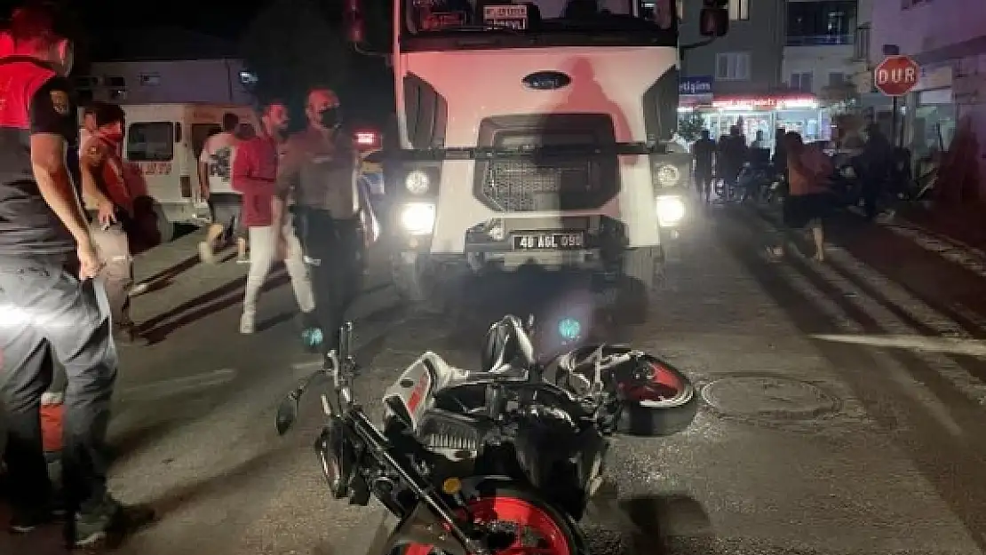 Fethiye'de Çöp Kamyonuyla Çarpışan Motosikletin Sürücüsünden Acı Haber