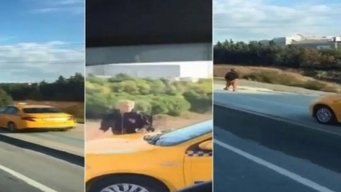 Kaldırımdaki Yayadan Yol İsteyen Taksiciye Ceza!