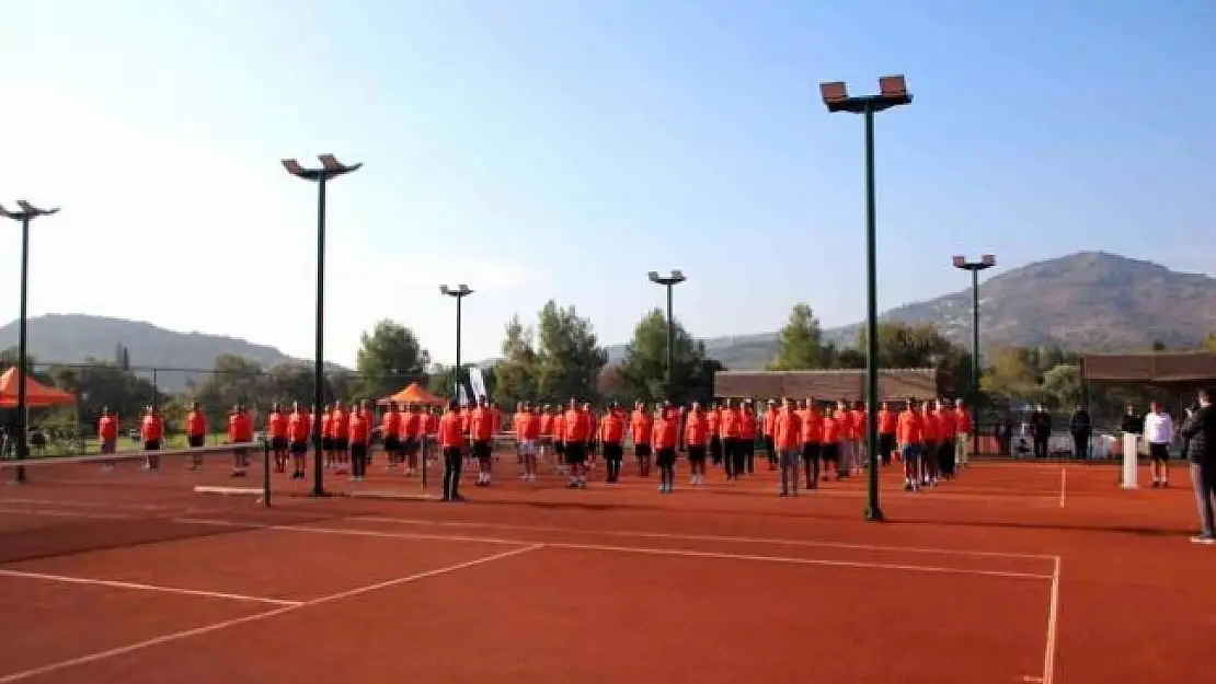 Bodrum'daki Mandalin Cup Tenis Turnuvası Başladı