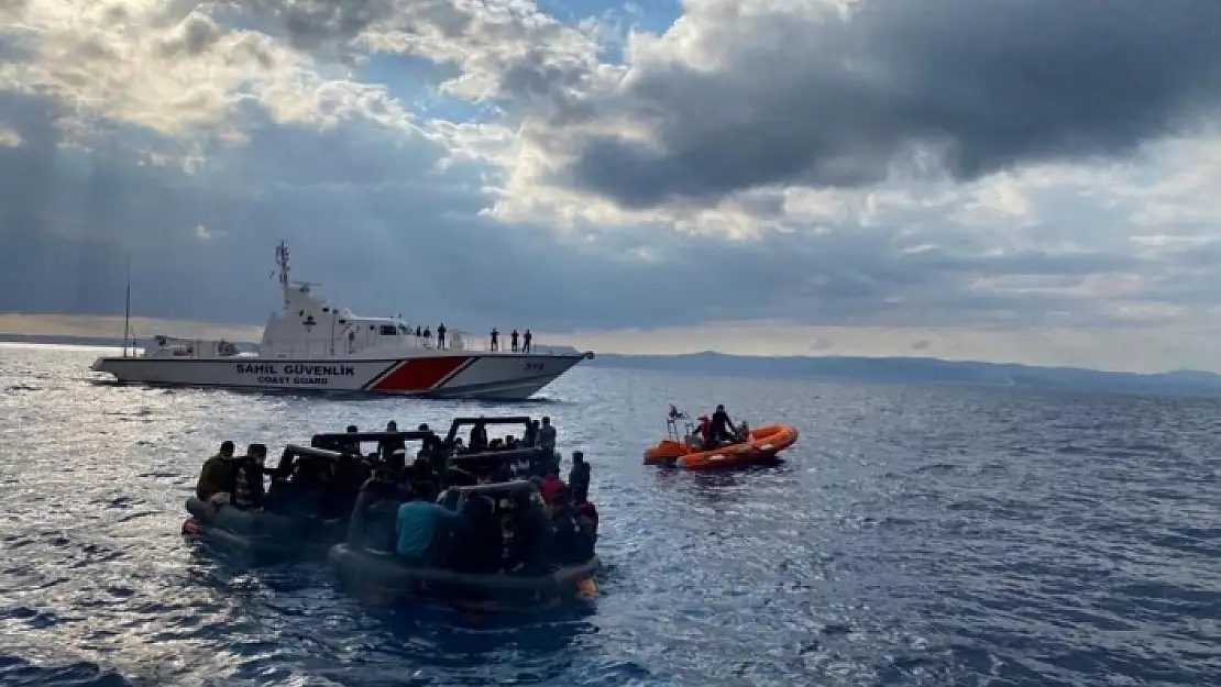 Marmaris'te 98 Düzensiz Göçmen Kurtarıldı