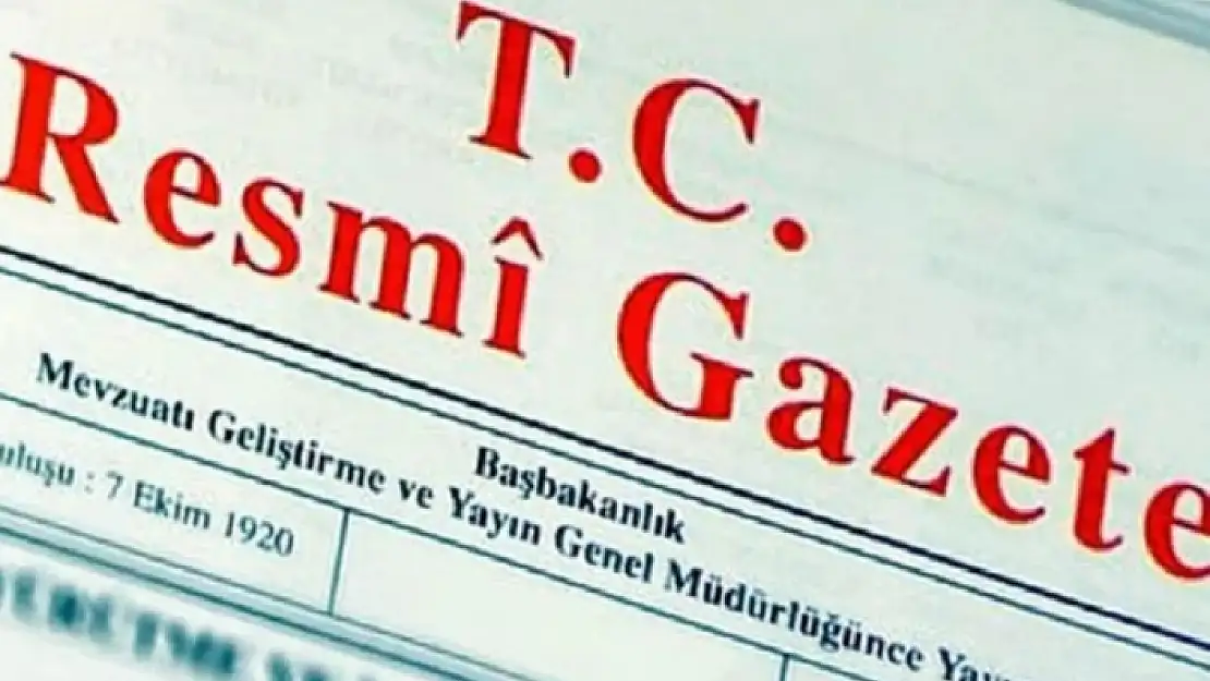 Merakla Beklenen Resmi Gazete Yayımlandı!