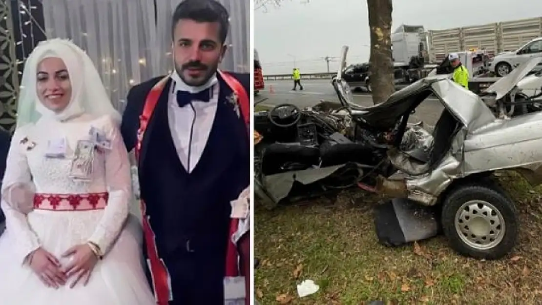 2 Yıl Önce Evlenen Genç Çift Kazada Yaşamını Yitirdi