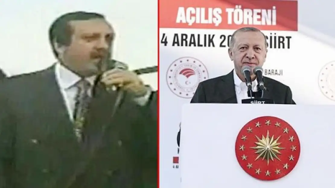 Cumhurbaşkanı Erdoğan Siirt'te Hapse Girmesine Neden Olan Şiiri Okudu