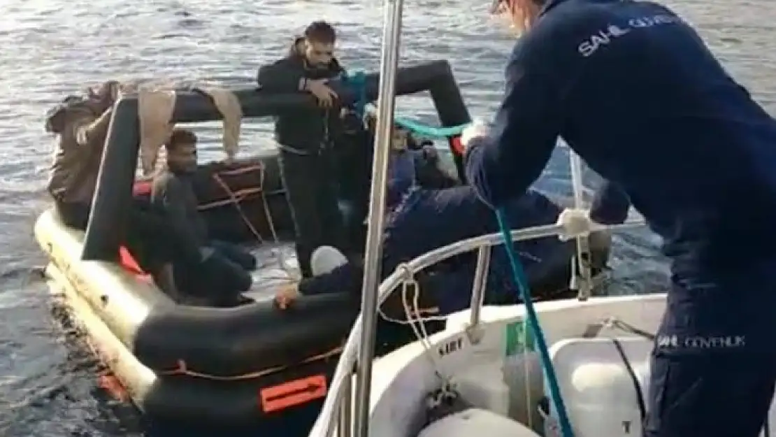 Datça'da 11 Düzensiz Göçmen Kurtarıldı