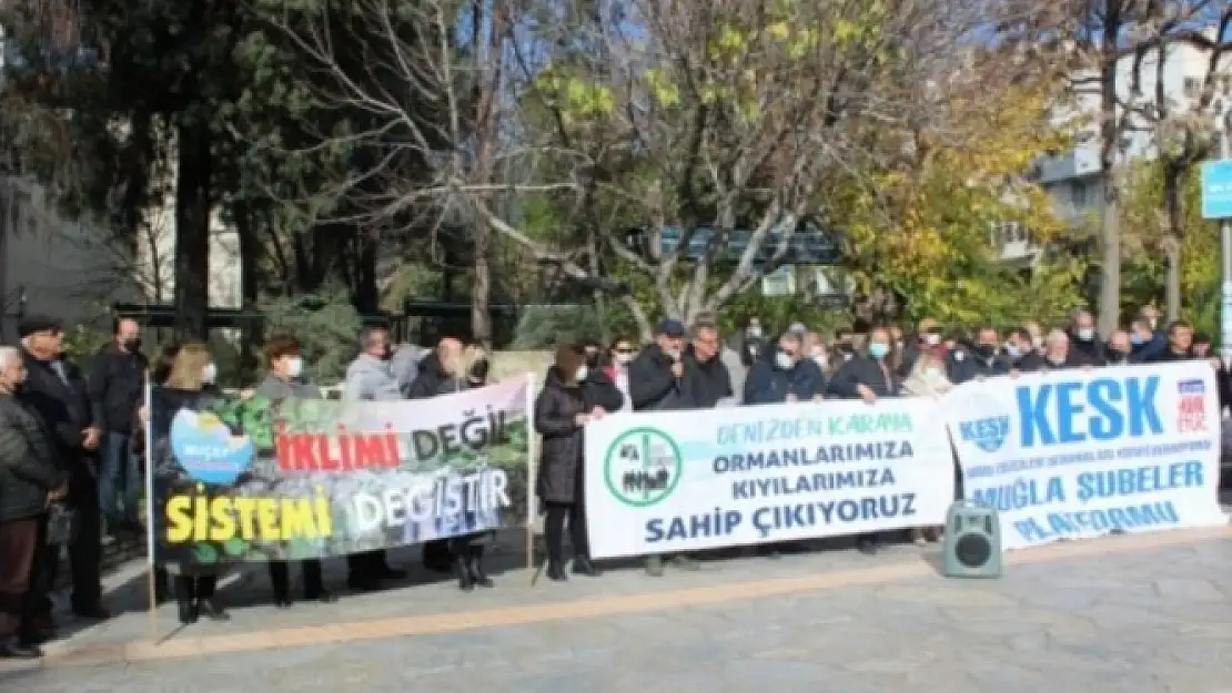 Doğa ve Yaşam Savunucuları Muğla'da Eylem Yaptı