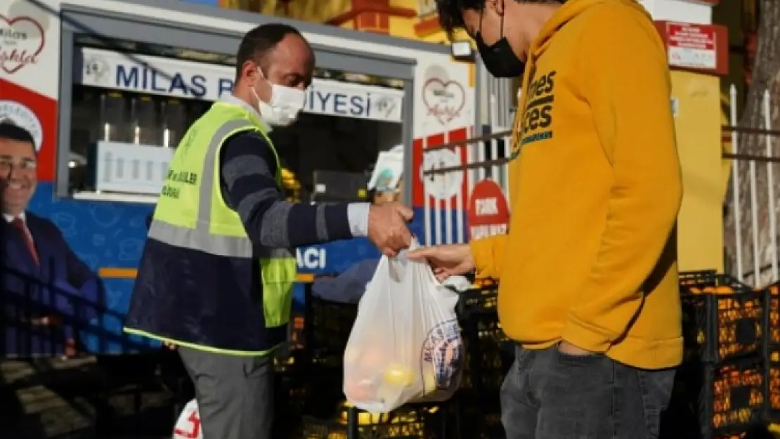 Milas Belediyesi'nden Yangın Mağduru Vatandaşlara Destek