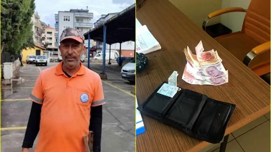 Milas'ta Temizlik İşçisi İçi Para Dolu Cüzdanı Sahibine Ulaştırdı