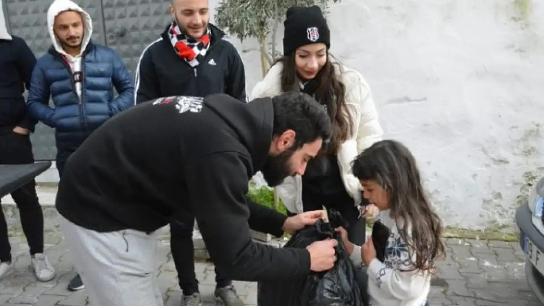 Muğla'da 'Noel Babanın Giremediği Sokaklara Beşiktaş Giriyor'
