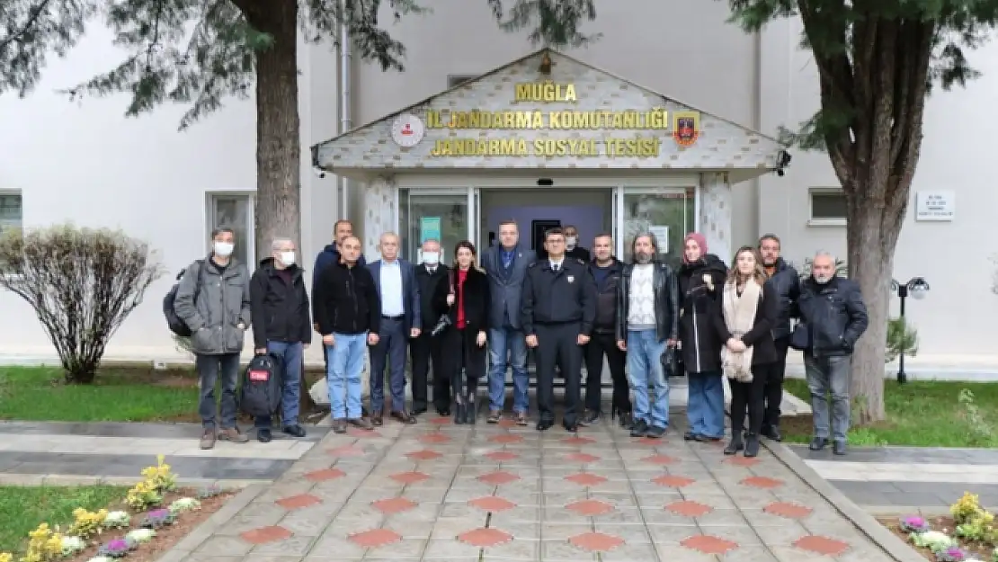 Muğla İl Jandarma Komutanı Gemalmaz Gazetecilerle Buluştu