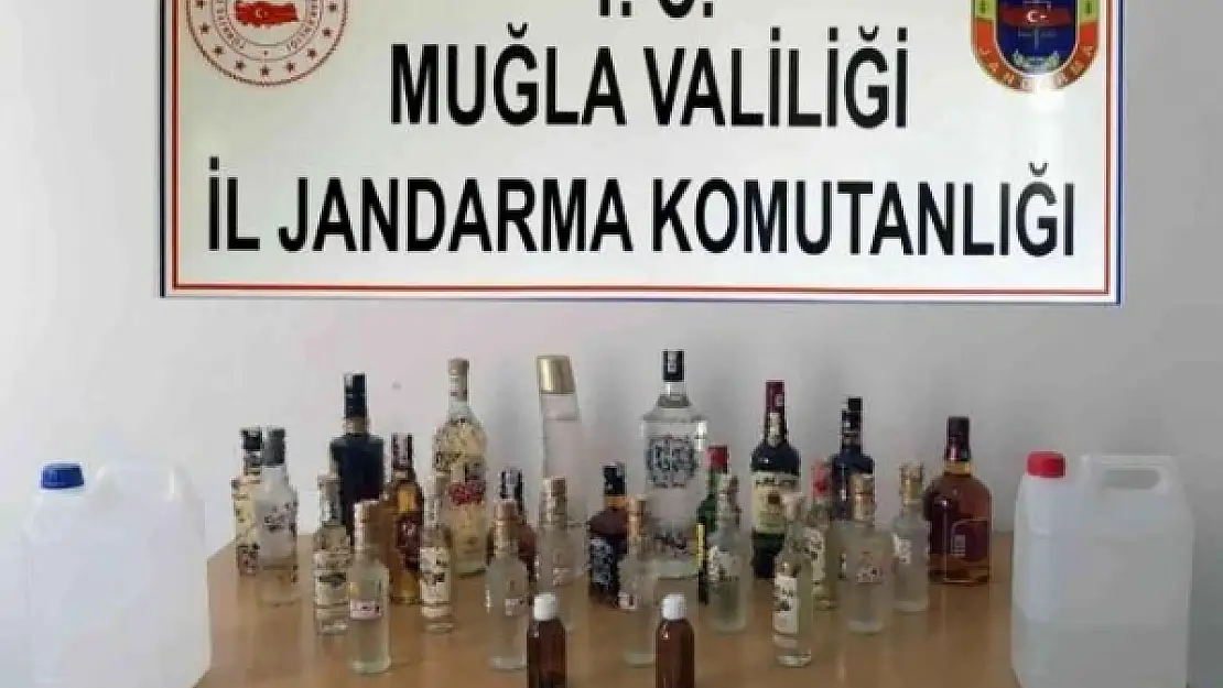 Yatağan ve Menteşe'de 147 Litre Kaçak Alkol Yakalandı