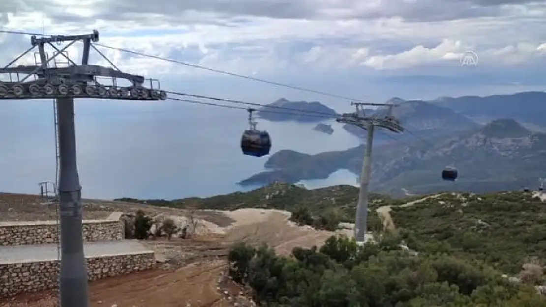 Fethiye'deki Babadağ Teleferik Geçen Yıl 80 Bin Kişiyi Zirveye Taşıdı