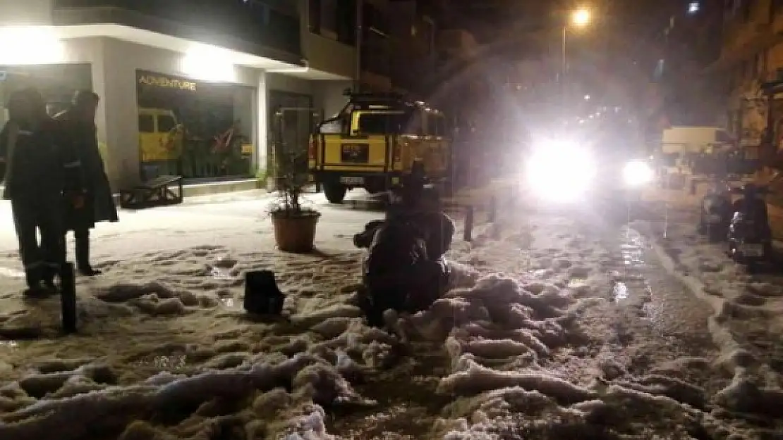 Marmaris'te Görülmemiş Dolu Yağışı!