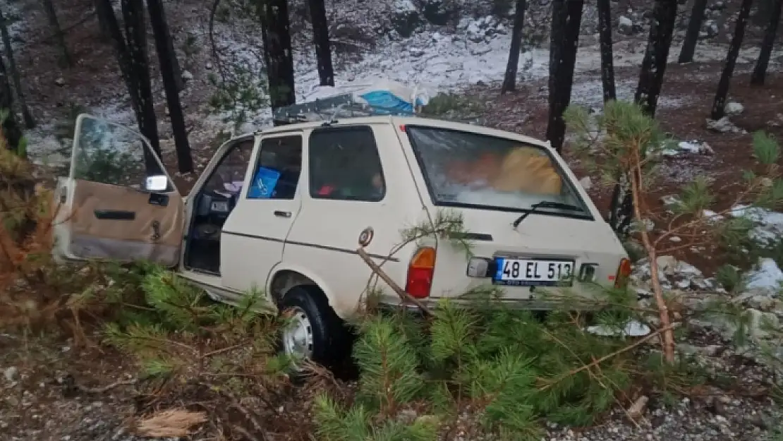 Menteşe'de Soğuk ve Yağışlı Hava Birçok Kazaya Sebep Oldu