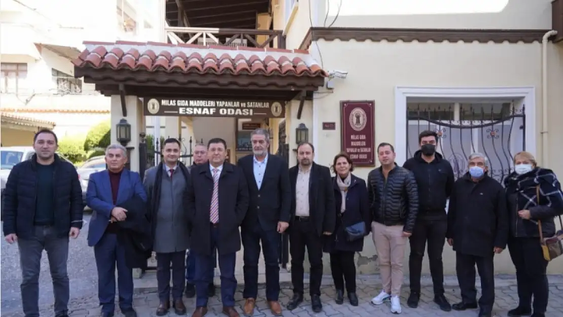 Milas Belediye Başkanı Tokat'tan Oda Başkanlarına Ziyaret