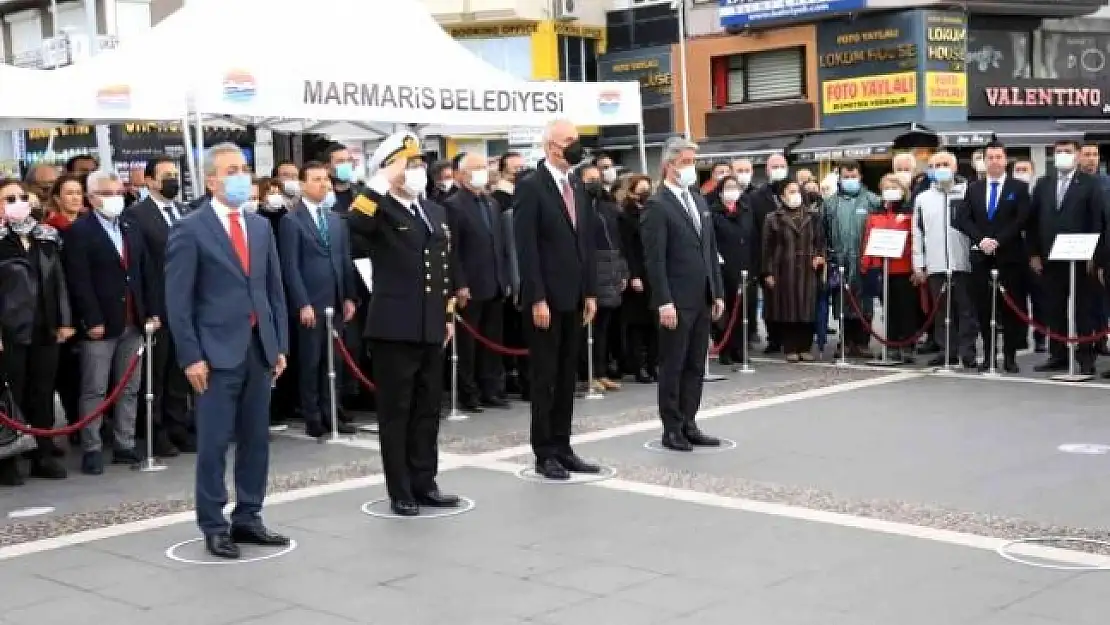 Atatürk'ün Marmaris'e Gelişinin 87. Yıldönümü Resmi Törenle Kutlandı