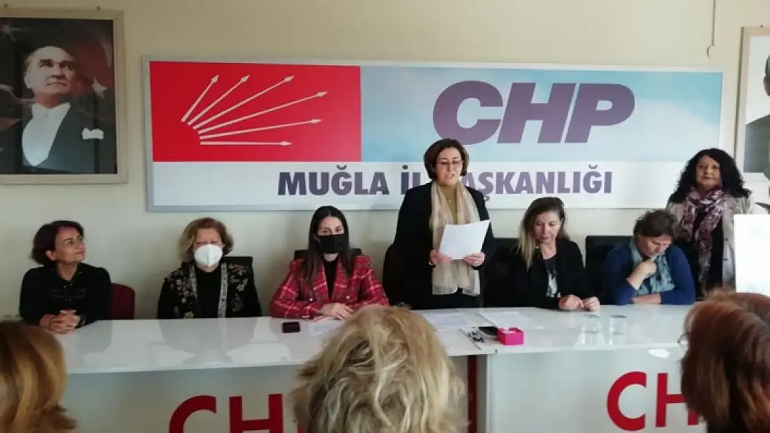 CHP Muğla Kadın Kollarından 'Sedef Kabaş' Açıklaması