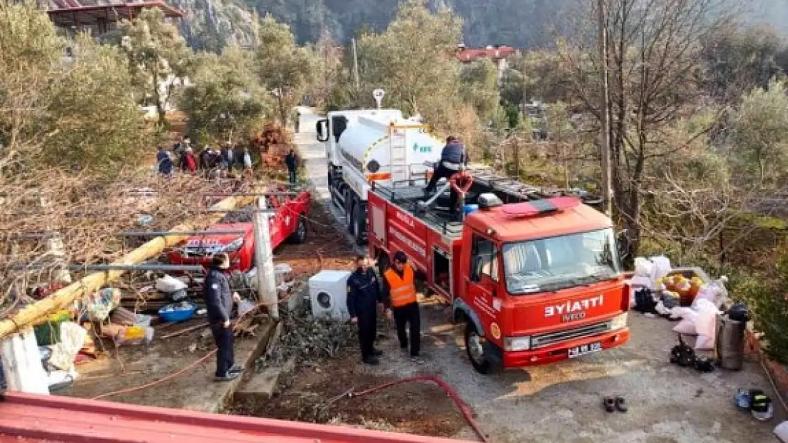 Dalaman'da Ev Yangını!