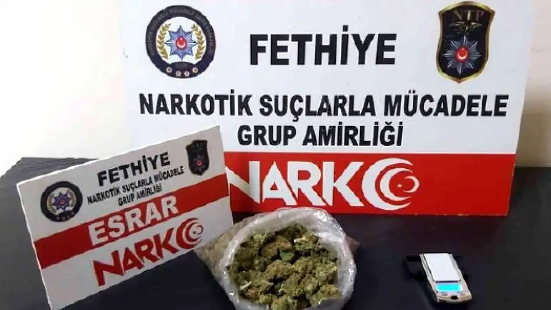 Fethiye'de Ruhsatsız Silah ve Uyuşturucu Operasyonu
