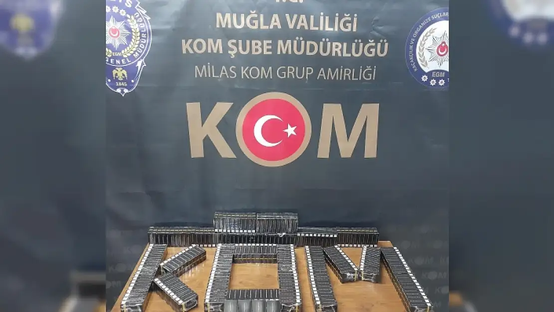 Marmaris'te 2 Bin 200 Makaron Ele Geçirildi