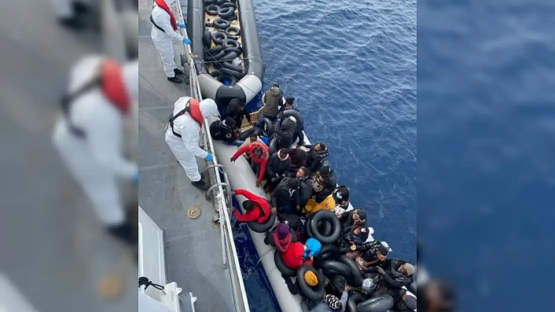 Marmaris'te 82 Düzensiz Göçmen Kurtarıldı
