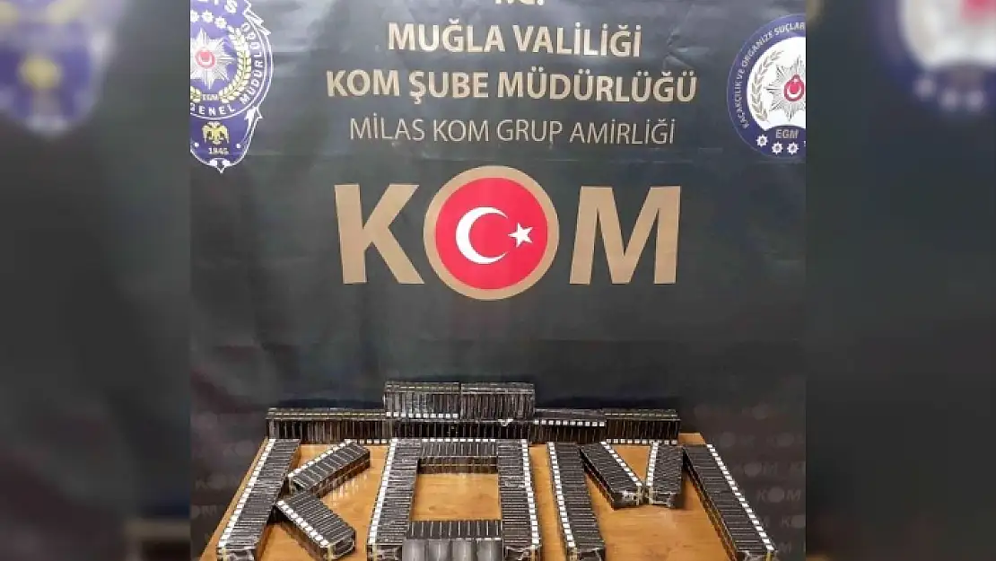 Muğla'da 11 Bin Paket Makaron Ele Geçirildi