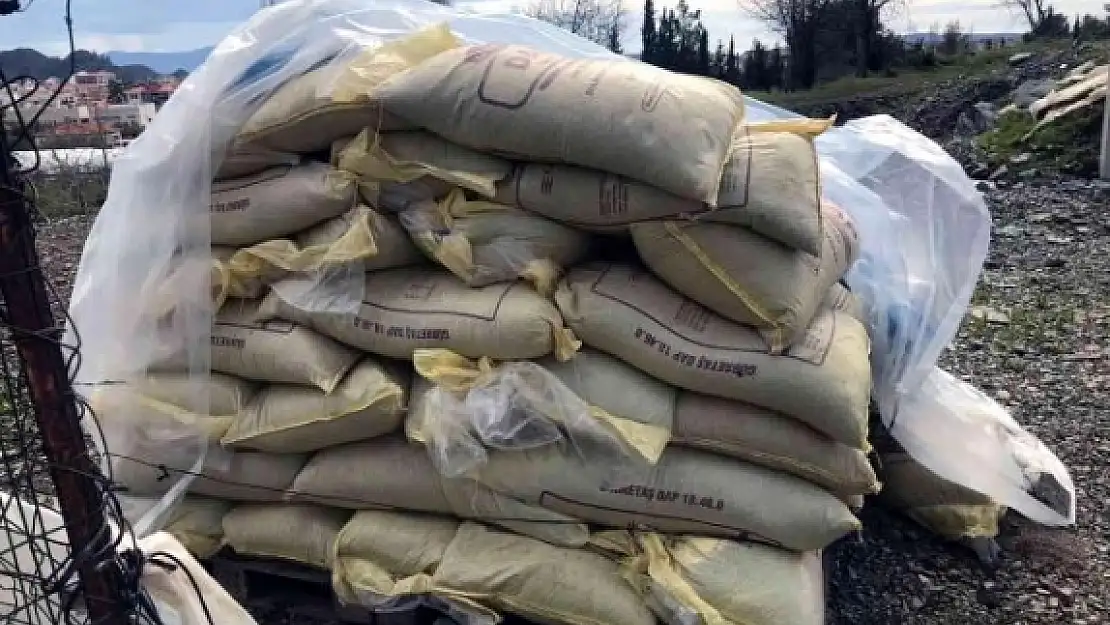 Ortaca'da 94 Çuval Gübreye El Konuldu