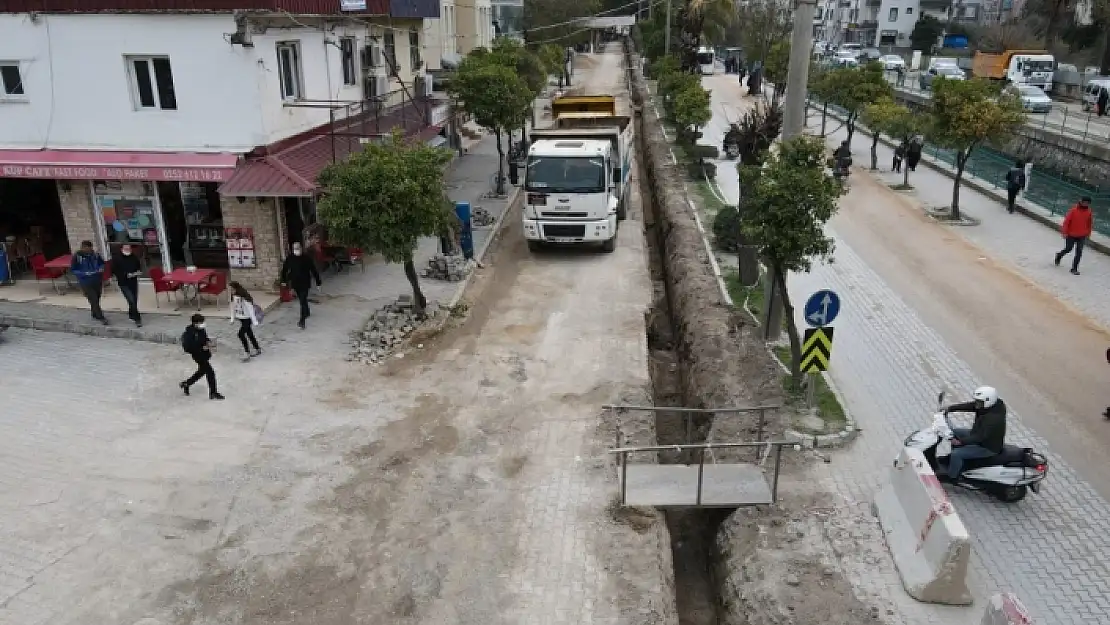 Fethiye'de 10 Milyon TL'lik Yatırımın Çalışmaları Sürüyor