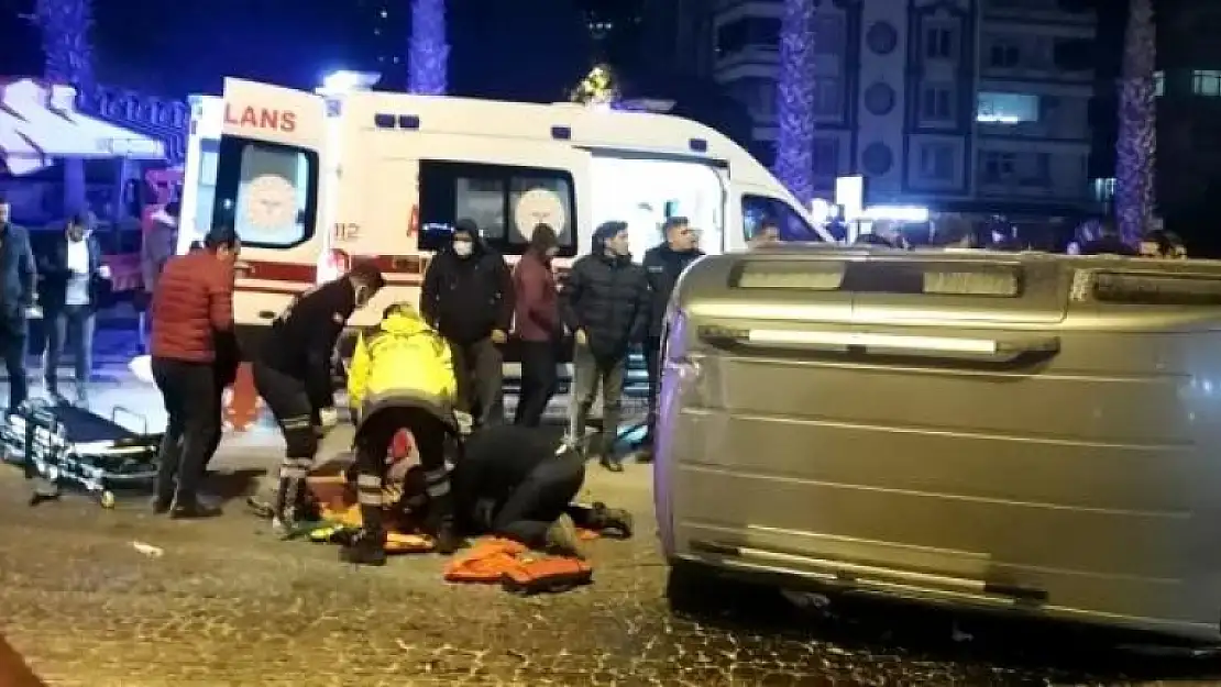 Milas'ta Kontrolden Çıkan Araç Takla Attı: 1 Yaralı