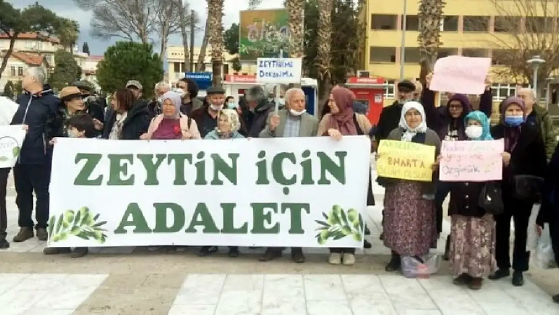 Milas'ta Zeytin İçin Adalet İstediler
