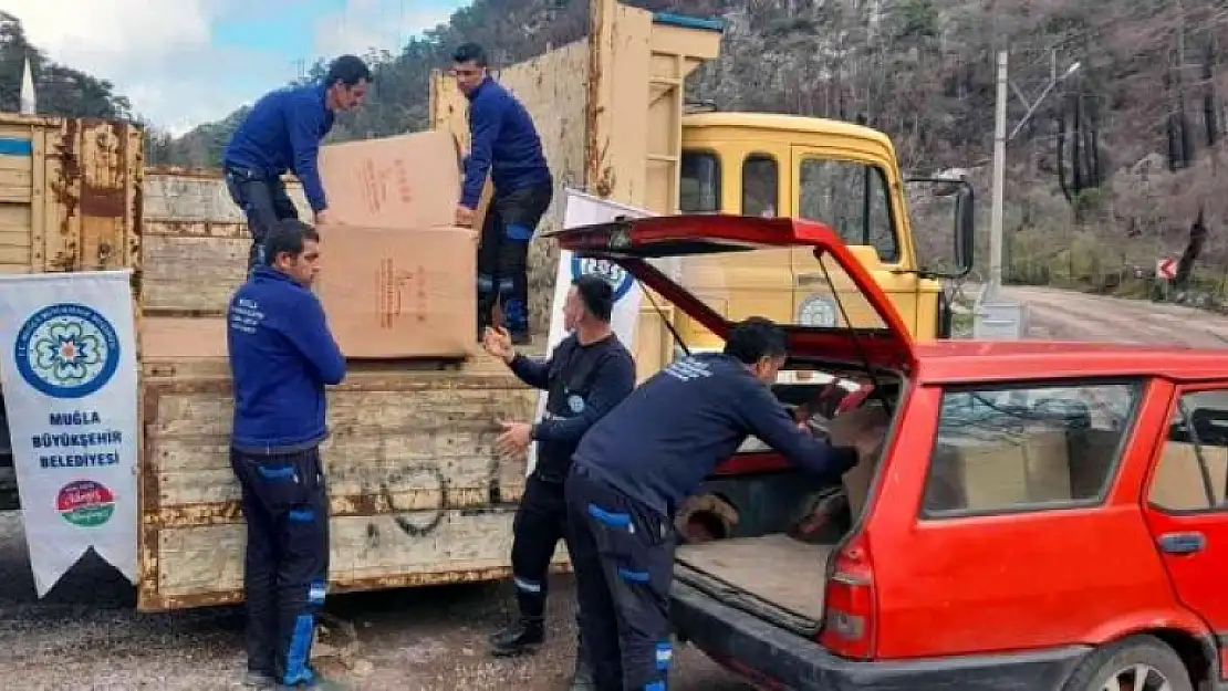 Muğla'daki Yangın Mağduru Arıcılara Destek