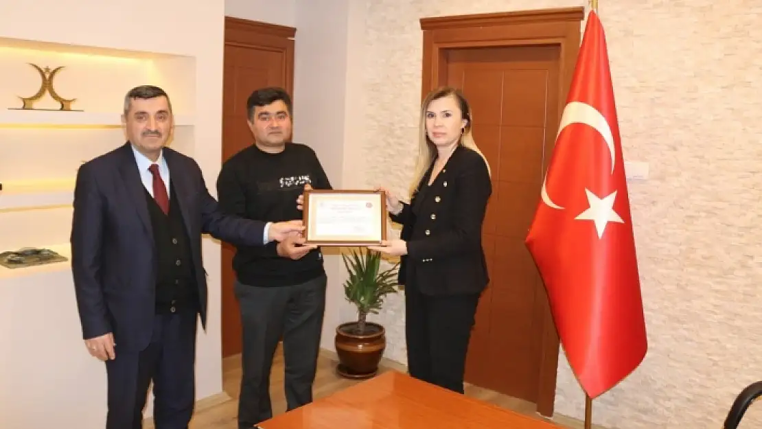 Ortaca Kaymakamı Uçar'dan Hayırsever Vatandaşa Teşekkür