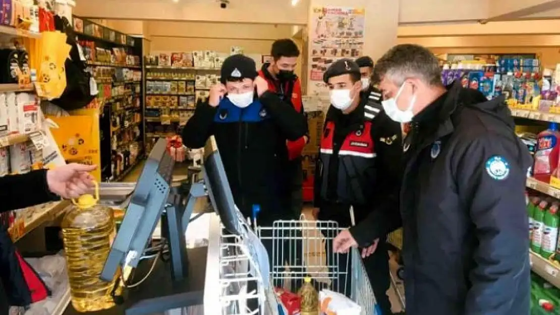 Ula'daki Marketlerde Etiket Denetimi