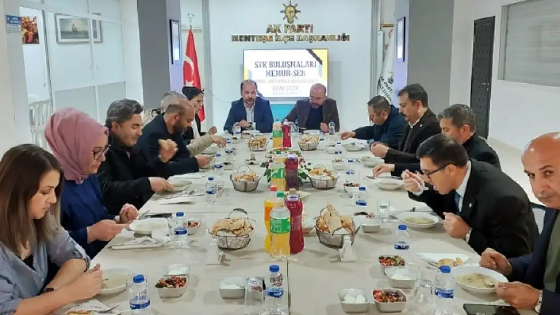 AK Parti Menteşe İlçe Başkanı Çiçek, 'STK Buluşmaları' Kapsamında İftar Verdi