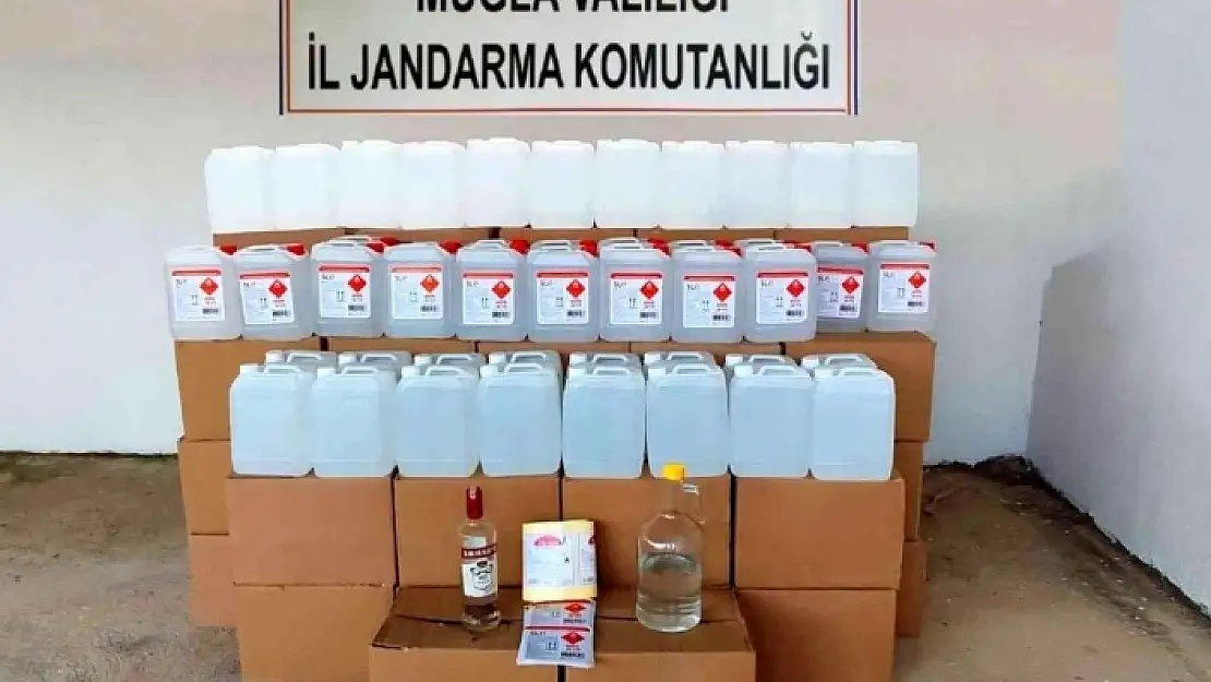 Bodrum'da 1080 Litre Etil Alkol Ele Geçirildi