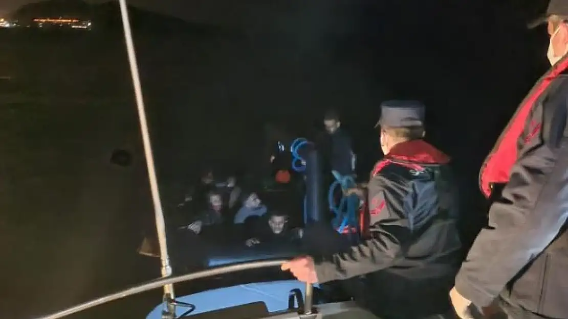Bodrum'da 11 Düzensiz Göçmen Kurtarıldı