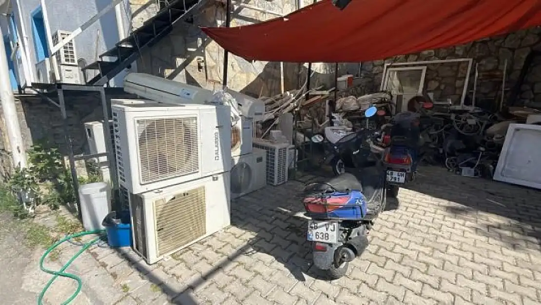 Bodrum'daki İş Yerinde Motosikletle Klima Hırsızlığı