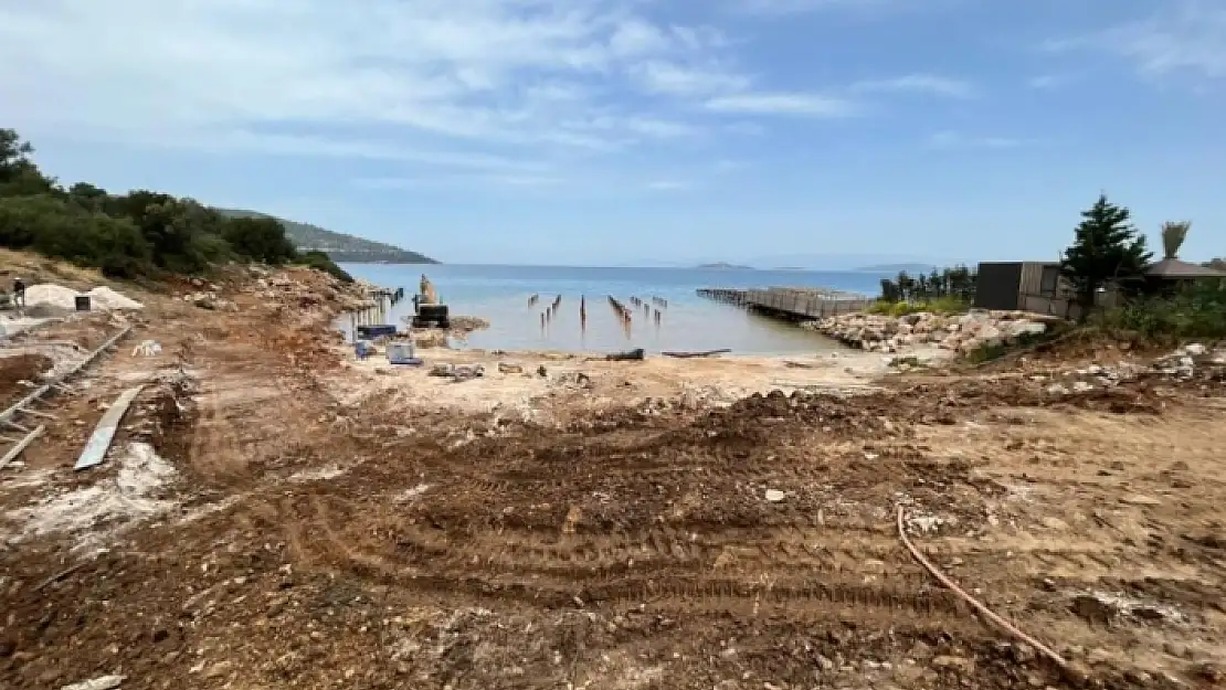 Bodrum'daki Tabiat Parkında Doğaya Verilen Zararı Belediye Ekipleri Önledi