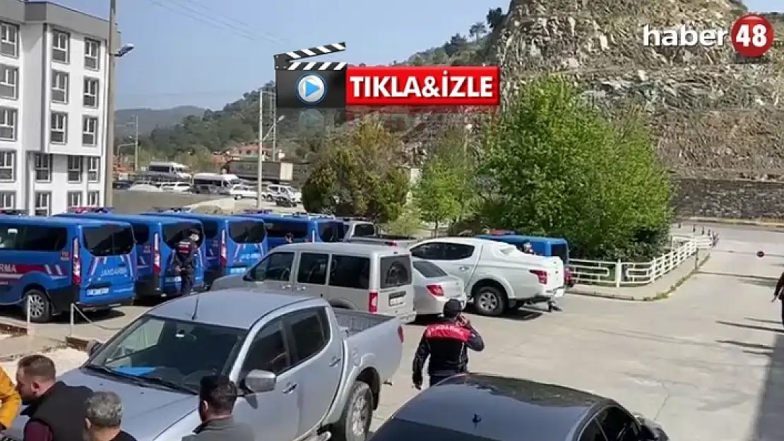DALAMAN ORMAN İŞLETME MÜDÜRLÜĞÜ'NDEKİ RÜŞVET OPERASYONUNDA 5 KİŞİ ADLİYEYE GETİRİLDİ SAVCININ KARŞISINA ÇIKARILACAK