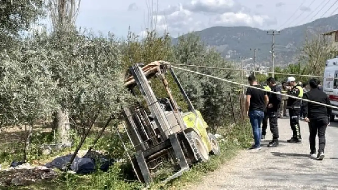 Fethiye'de Feci Kaza! Devrilen Forkliftin Operatörü Hayatını Kaybetti