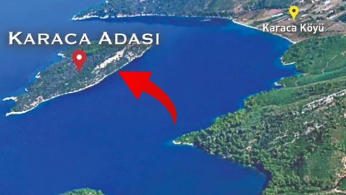 Marmaris'teki Karaca Adası, 360 Milyon TL'ye Alıcı Bekliyor