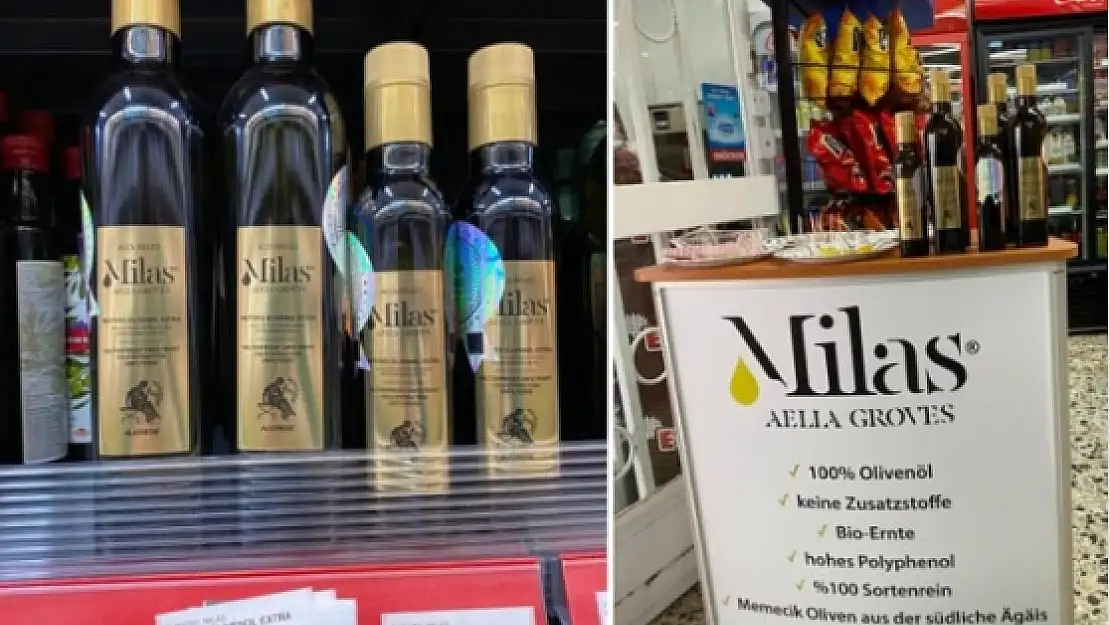 Milas Zeytinyağı, Almanya'da Süpermarketlerde Satılıyor!