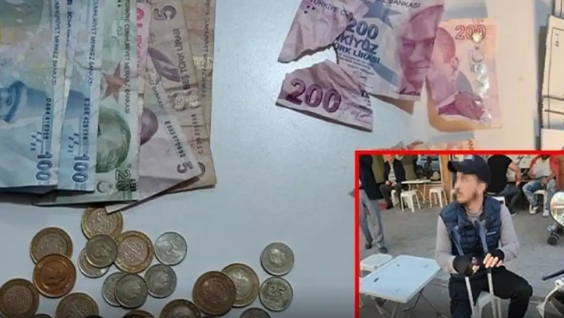 Cezaevinden İzinli Olarak Çıkan Mahkum Dilencilik Yaparken Yakalandı