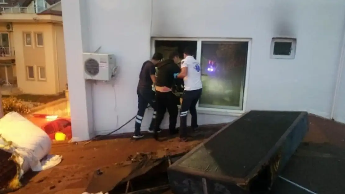 Fethiye'de Alkollü Müşteri Otel Odasını Yaktı