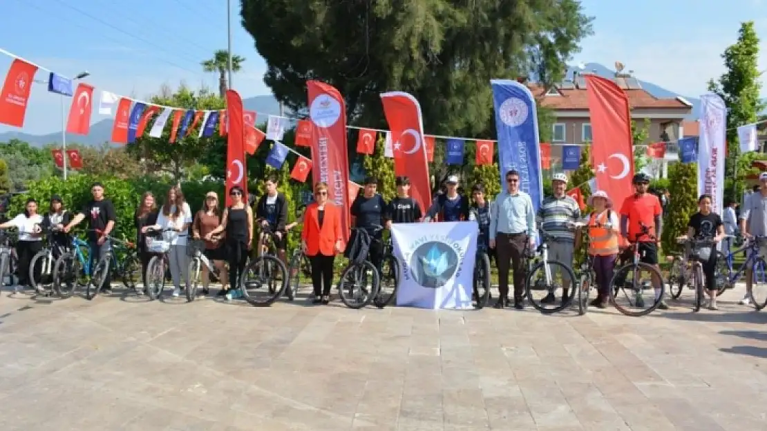Köyceğiz'de Bisiklet Etkinliği Düzenlendi