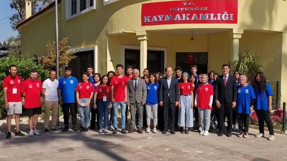 Köyceğizli Gençler, Kaymakam Maslak'la Görüştü